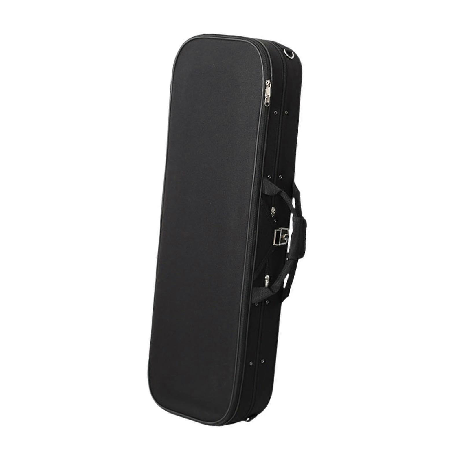 Waterproof Oxford Cloth Violin Case Backpack, Lightweight Hard Shell with Secure Zipper, 1/2 Size