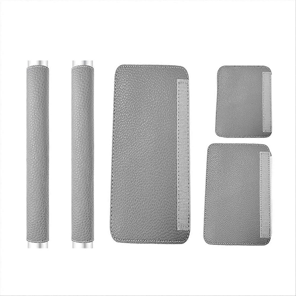 Kylskåpshandtagsskydd, set om 5 grå