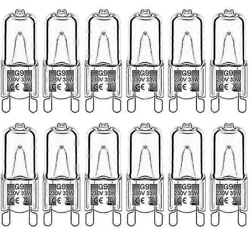 g9 33w dimmable halogen bulbs clear capsule 380lm