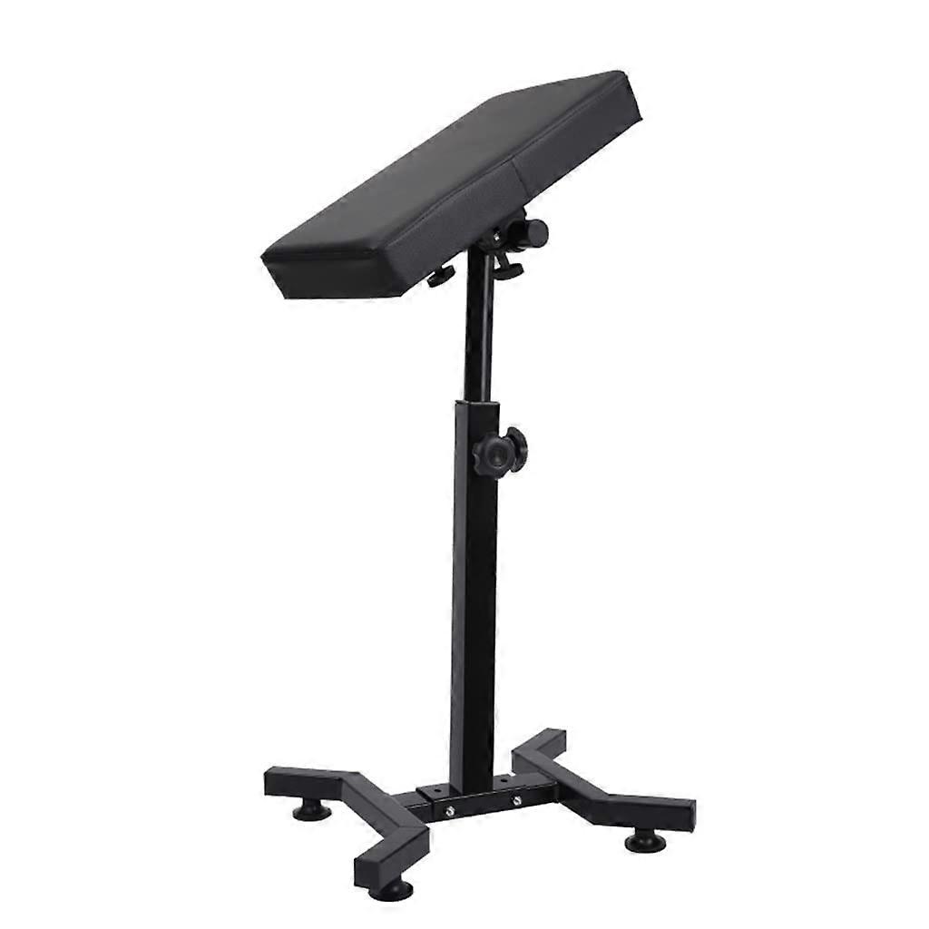 Adjustable Tattoo Armrest Stand with 350° Rotating Thick Cushion and Stable FourPoint Base