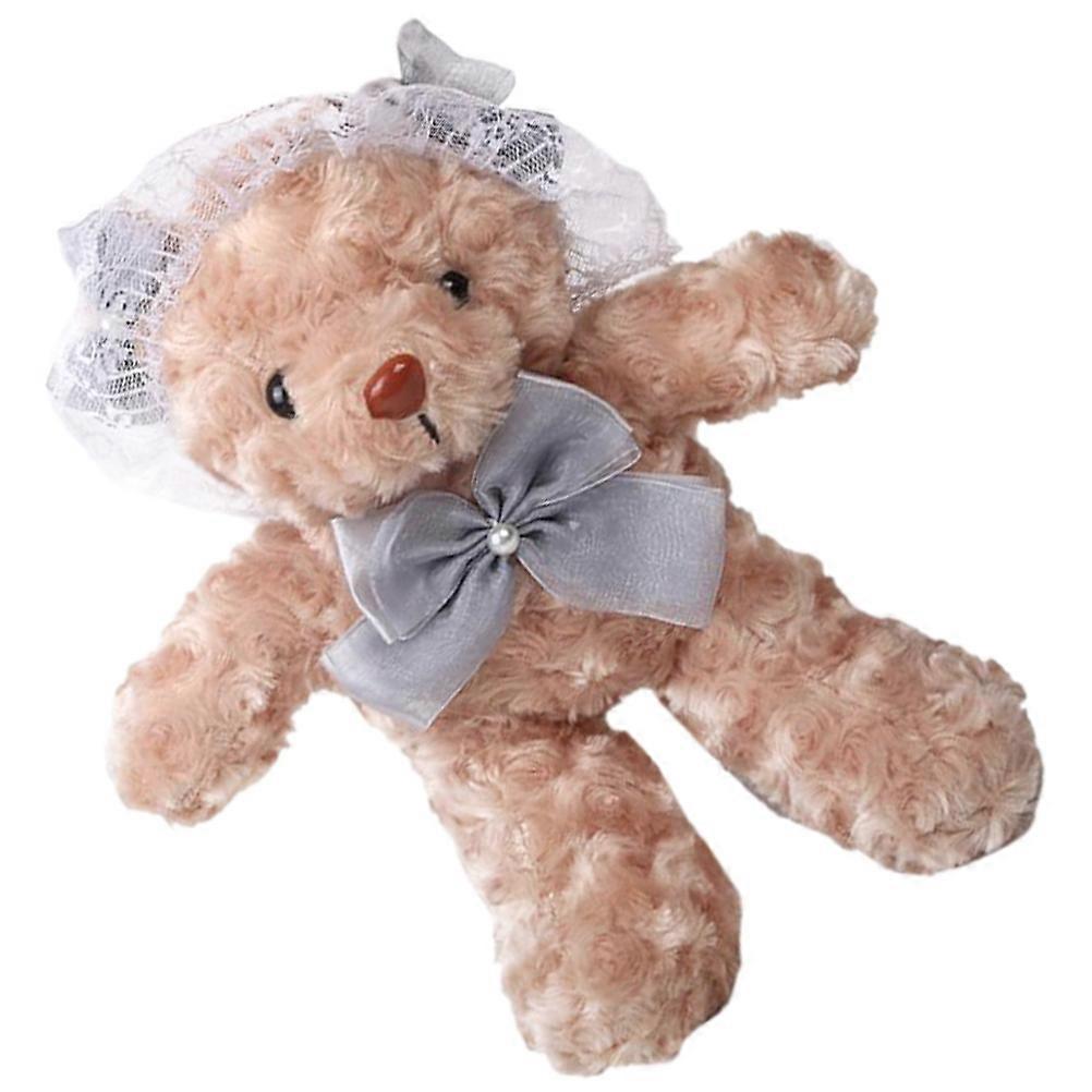 Plush Bear Doll Shoulder Bag Crossbody Bag for Storage