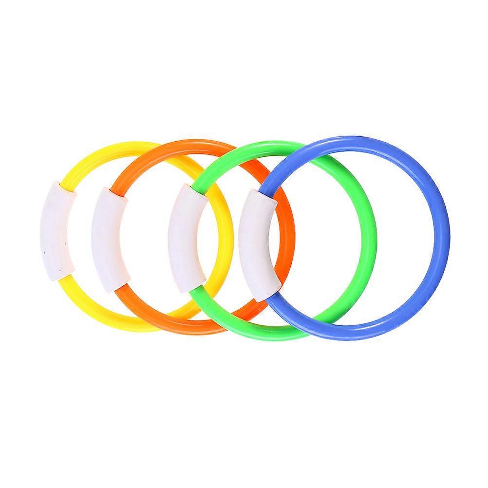 Training Diving Ring Toy for Playing 6Pcs Assorted Color Diving Rings