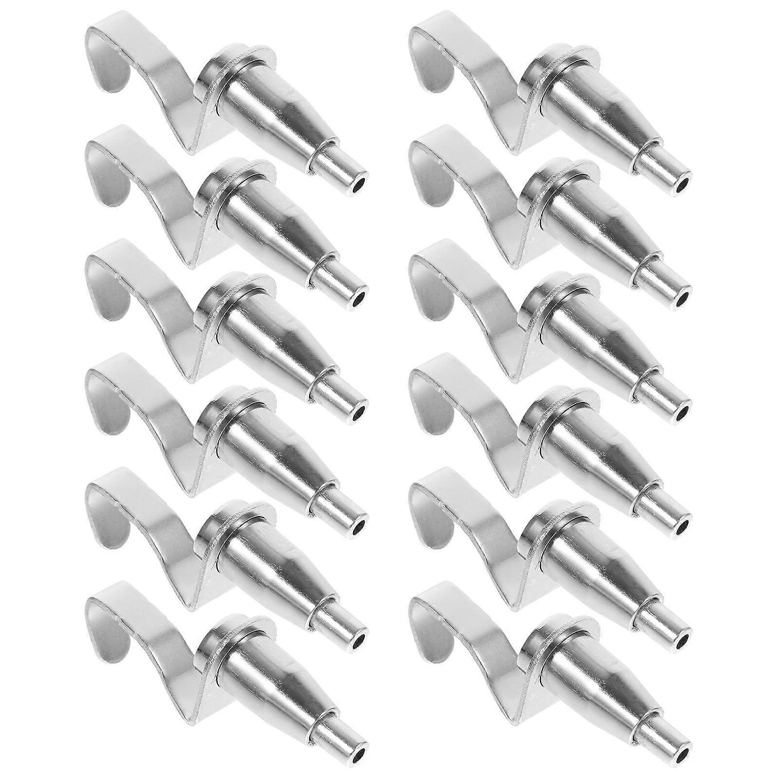 Picture Rail Hooks Wire Rope Hangers for Display 48Pcs Silver Hooks
