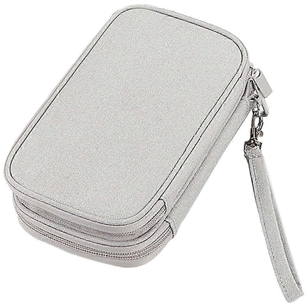 Digital Accessories Pouch for Storage with 3Pcs Portable USB Cable Container