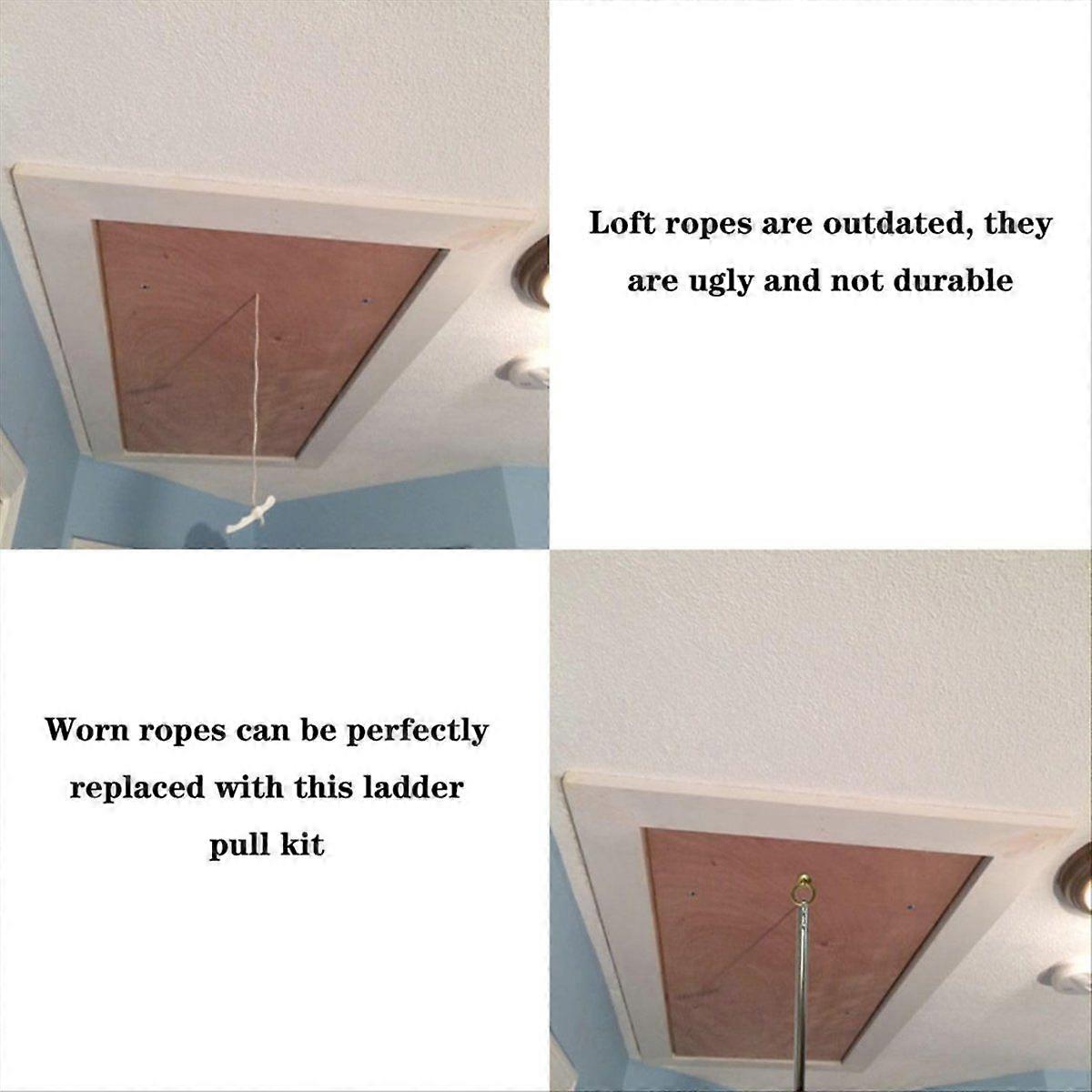 Complete Ladder Pull Down System Kit Attic Stair Pull Kit