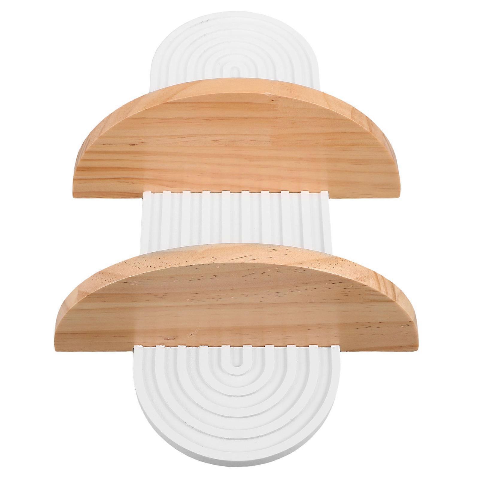 Small Wall Shelf Floating Wall Shelf for Storage White Hanging Rack