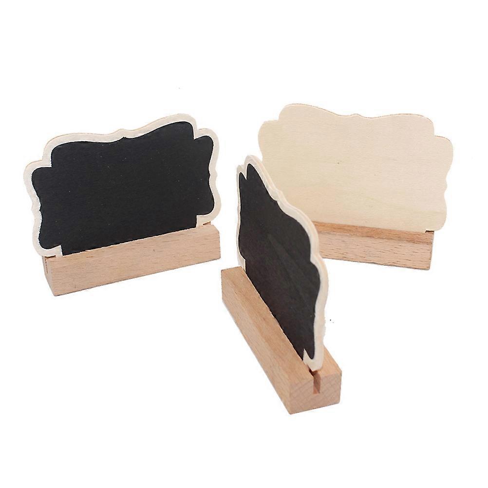 Mini Wooden Chalkboard for Table Numbers with Stand 10Pcs Pack