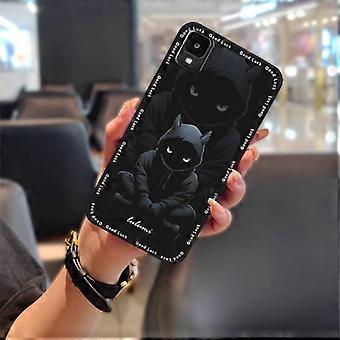 Étui de téléphone compatible avec TCL 30Z/30LE/T602DL – Imperméable, antichoc, en silicone souple et TPU avec motif dessin animé