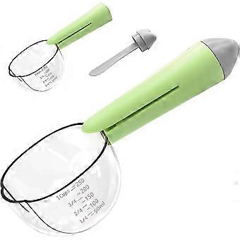 Huisdier Hond Kat Natvoer Schep Lepel, Hondenvoer Maatschep 1Cup, Kattenvoer Schep, Pet Food Scoop, Nauwkeurige Meting 3 In 1 Pet Food Scoop