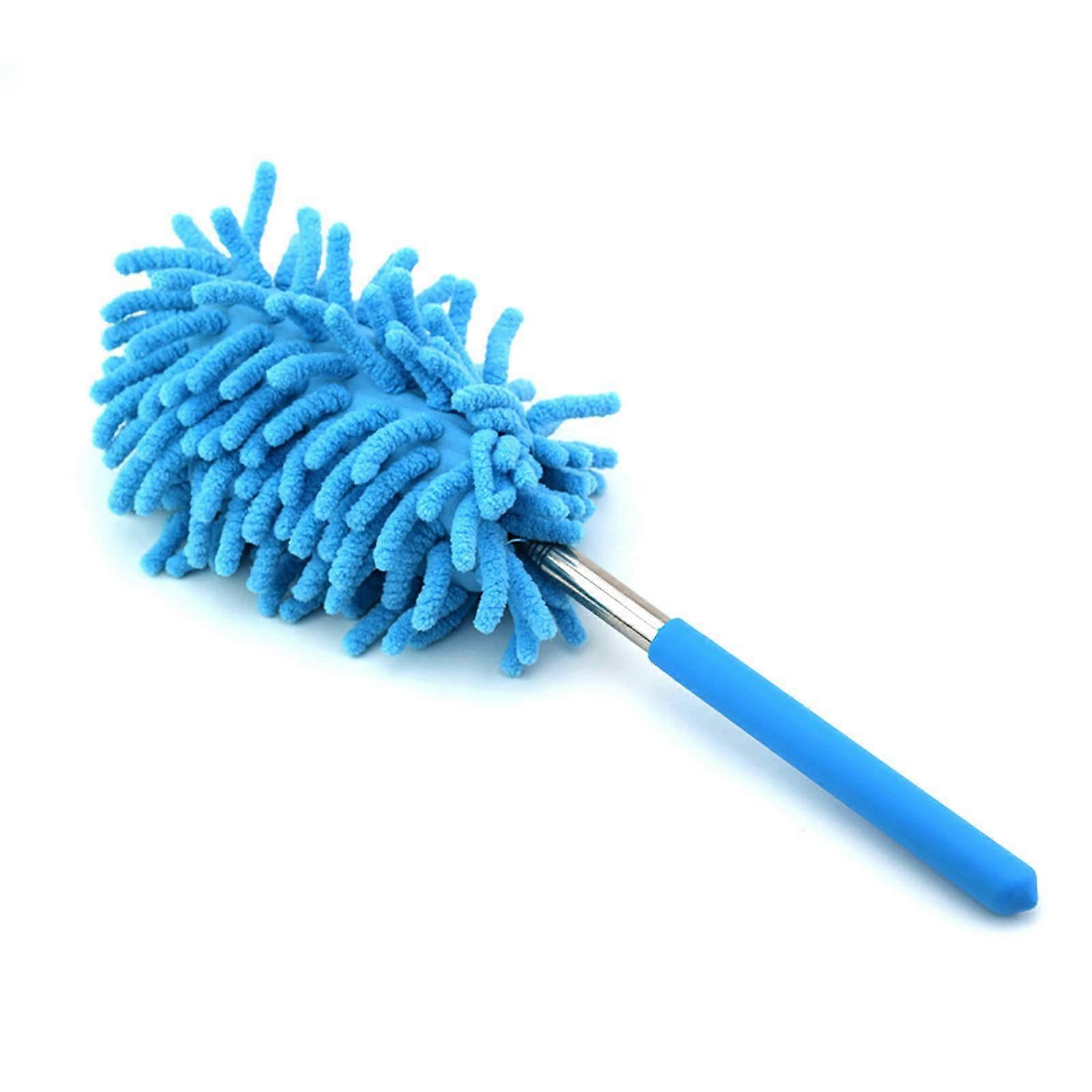 Telescopic Microfiber Duster, Retractable & Washable, Compatible with Car/Computer/AC