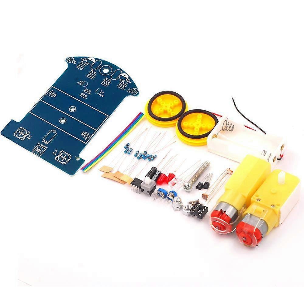 DIY Smart Car Kit with Intelligent Tracking Control for STEM Learning and Autonomous Projects