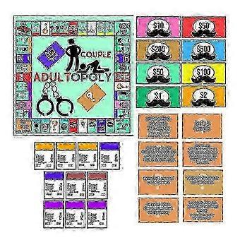 Jogo de Tabuleiro Adultopoly para Casais, Jogo de Encontros Adultopoly, Jogo de Cartas Interativo e Divertido para Relacionamentos, Cartas de Conversa para Casais (25-26)