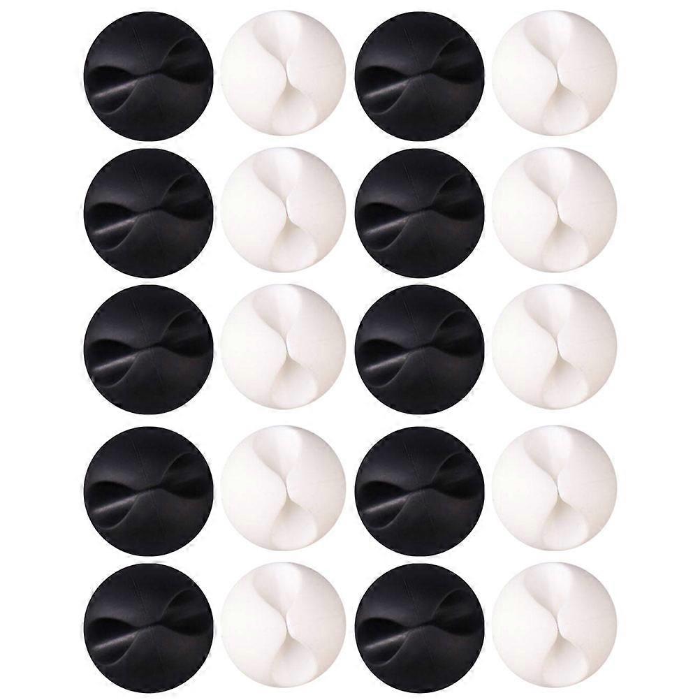Cord Holders Desktop Cable Clips for Cable Organizing 20Pcs Set