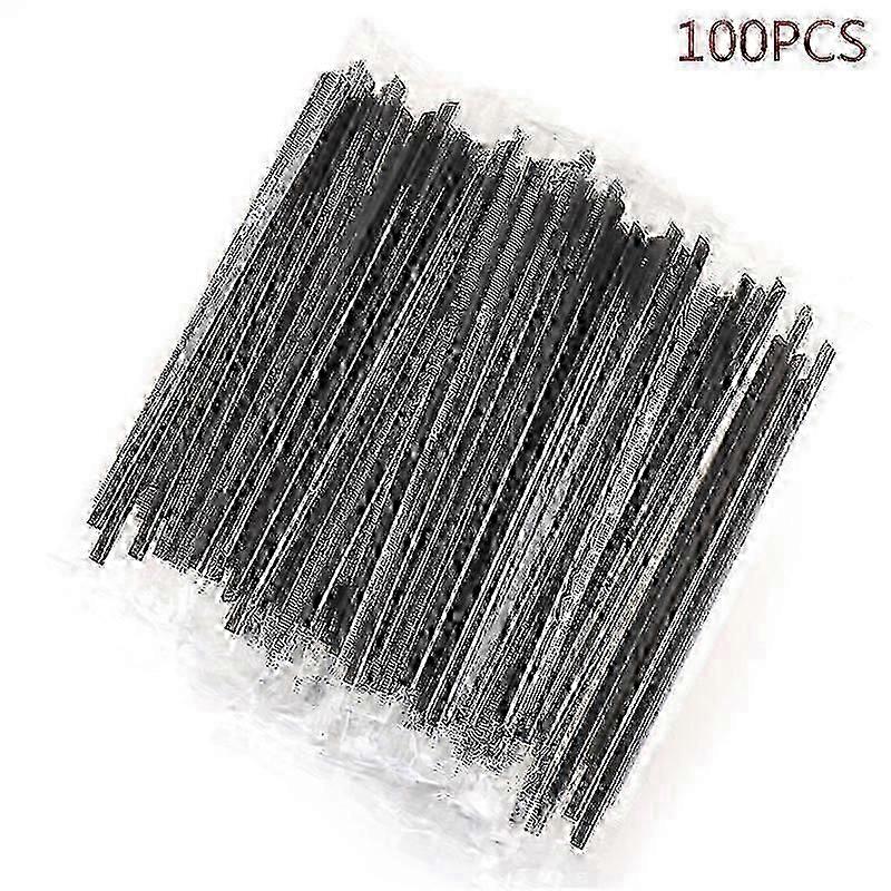 Individually wrapped straws for drinks - 100 clear PP straws