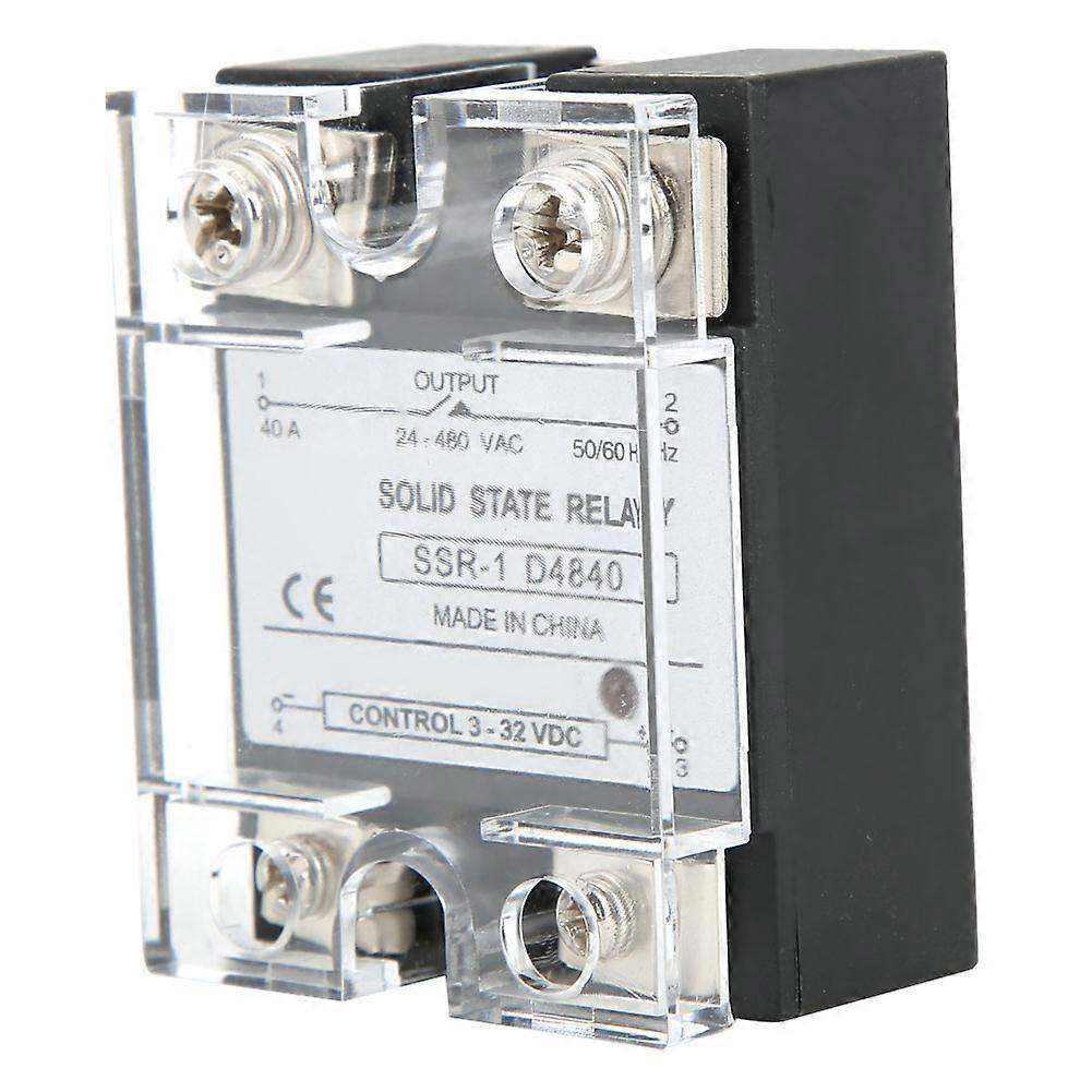 SSR-40-DA Solid State Relay SSR Solid State Module DC Controlled AC 40A 3-32VDC