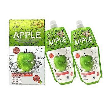 2025 Natural Hair Coloring Cream Black Hair Dye Apple Hair Colorants for Women Men-xigua