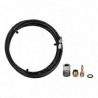 Manguera de freno para bicicleta de 2 m, acero inoxidable con revestimiento de nailon, cable de modificación para reparación DIY, compatible con Magura MT2 MT4 RACE.