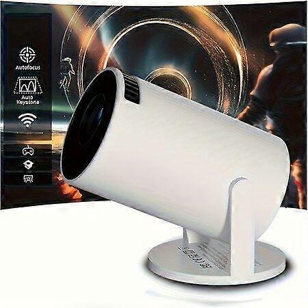 4K Portable Projector - Compact, Versatile, 180 Adjustable, Built-in Speakers, Multiple Device Compatibility