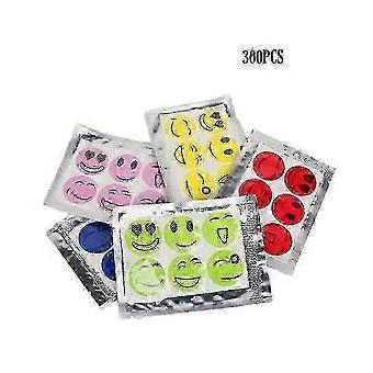 300Pcs Insect Repellent Stickers, Natural Citronella Essential Oil, Safe for Children, 2.5cm Diameter, Random Color