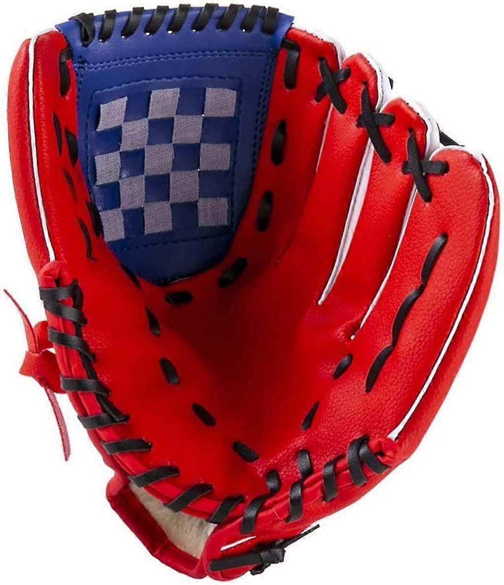 Baseball Glove Soft Solid PU Leather without ball,10.5inch