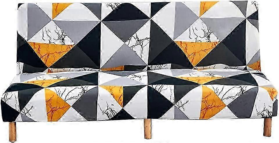 Capa minimalista elástica para sofá-cama