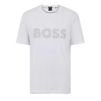 Boss Herren T-Shirt mit Schriftzug und Logo