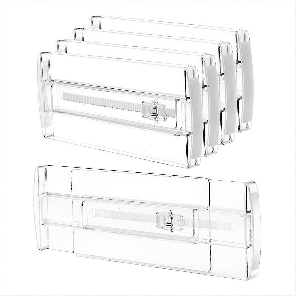 Drawer Divider Organizers compatible for Closet Clothes, Adjustable 4pcs