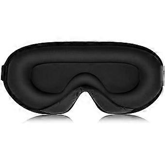 3D-sömnmask Sömn Ögonbindel Ögonmask Skuggskydd Sidenögonmask Med Justerbar Rem Ljusblockerande Sömnmask Mjuk Bomullsfylld Naturlig Sidenmask