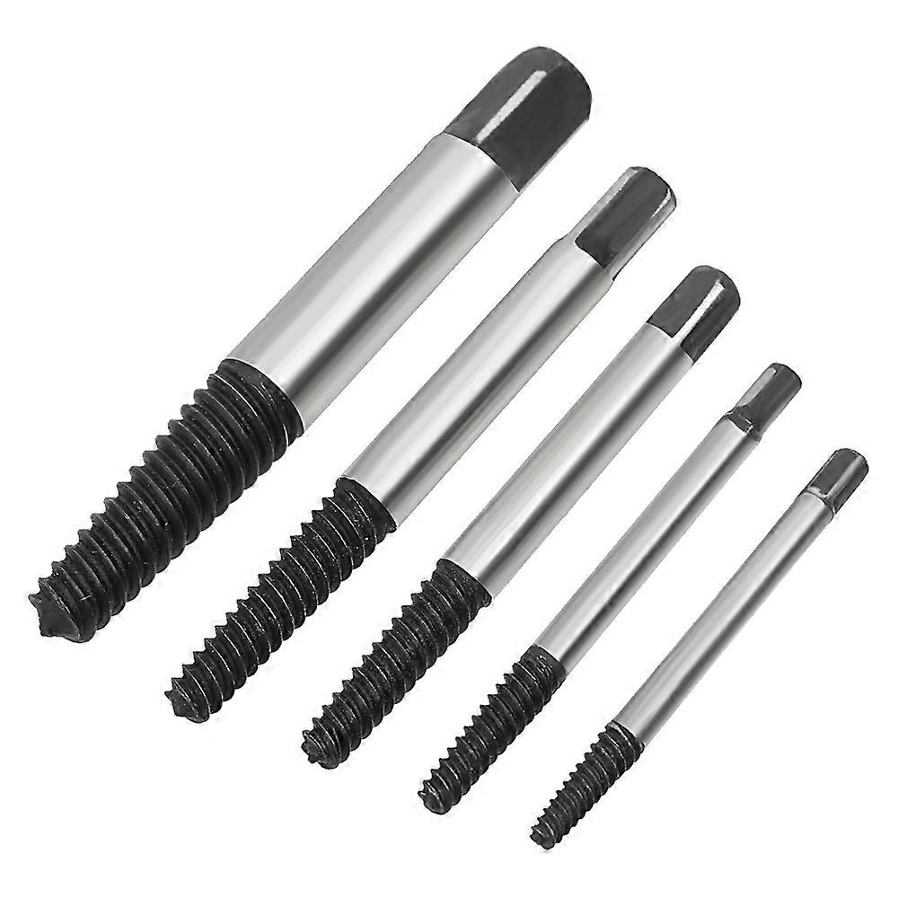 Broken Bolt Remover Screw Extractor Set Damaged Screw Extractor Drill Bit Set 5 Pcs/set Practical Tools Convenience