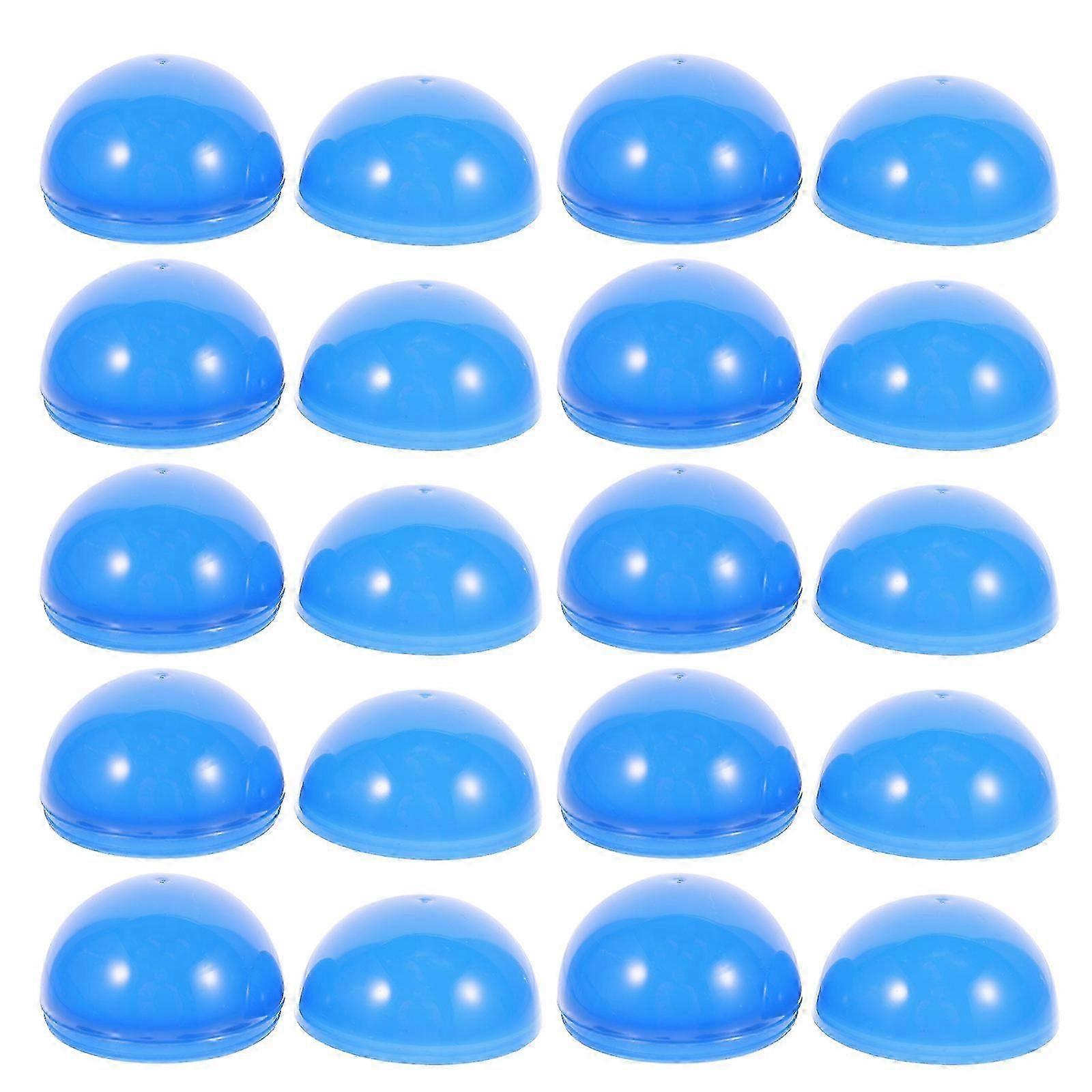 Plastic Hollow Balls for Use 20Pcs Compact Raffle Balls in Blue