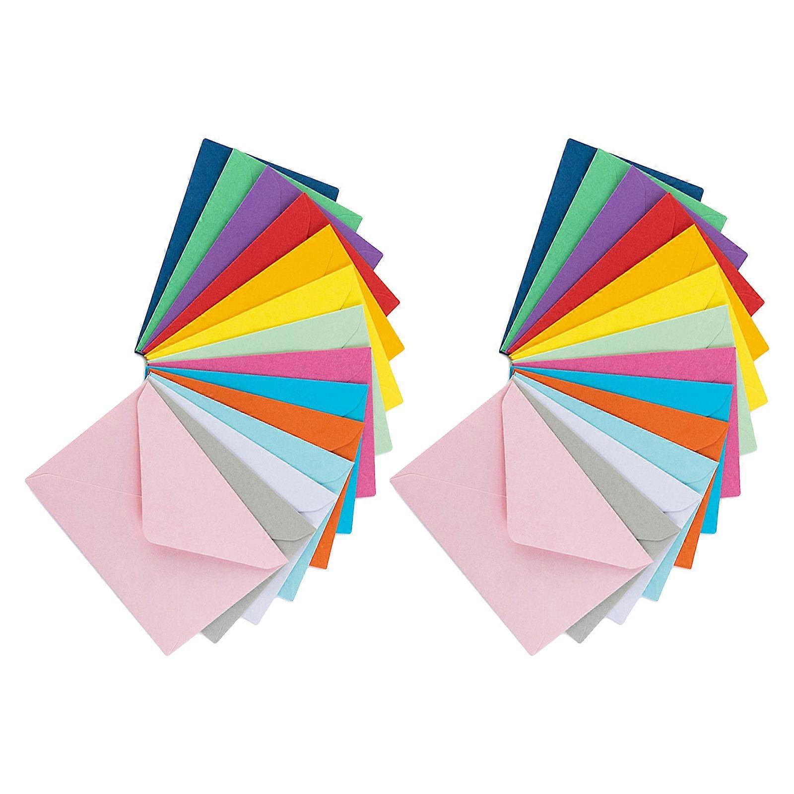 Card Holder Solid Color Envelopes for Storage Use 150Pcs Pack