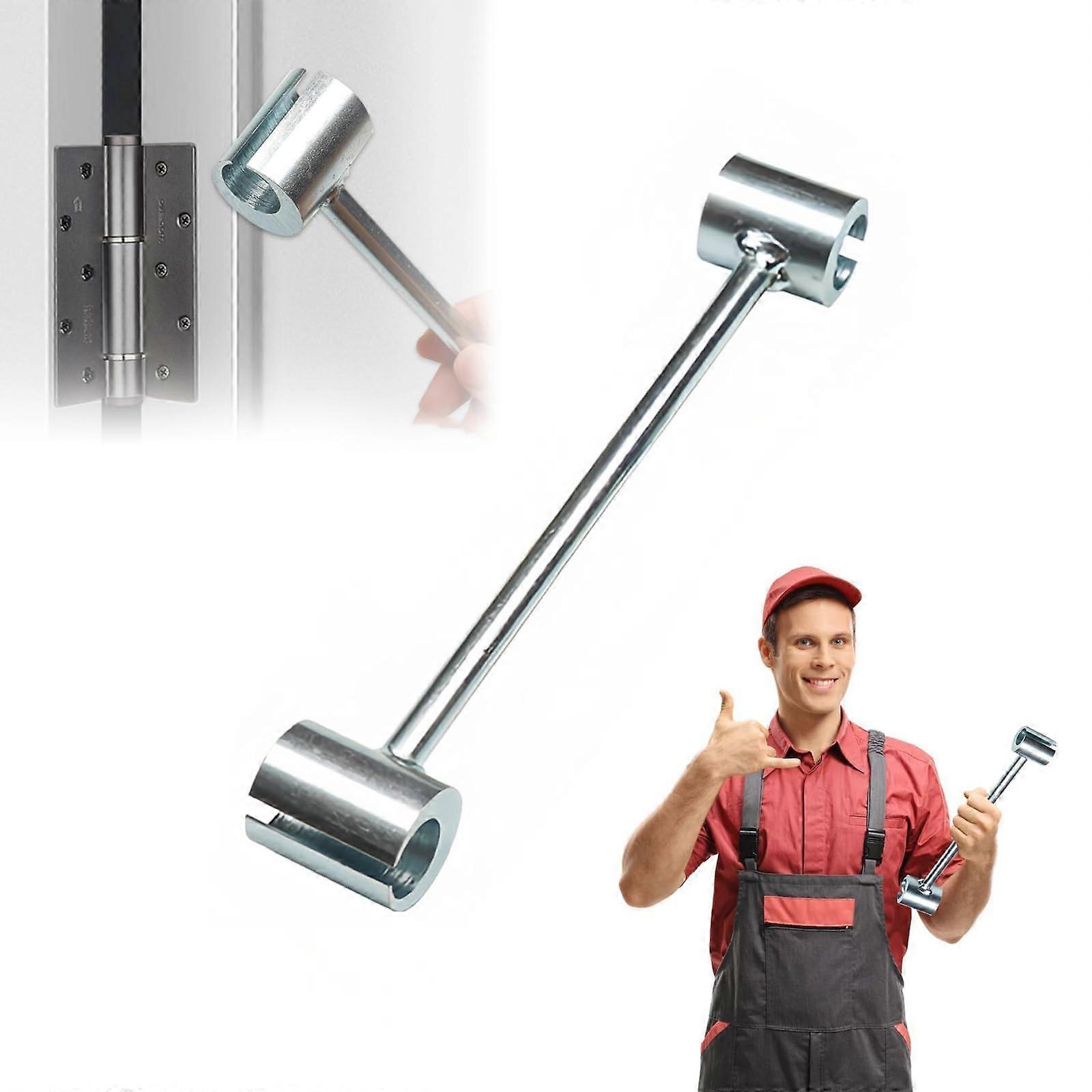 Door Hinge Adjustment Tool, Durable Steel Hinge  Spanner for Fire Doors, Precise Gap Alignment