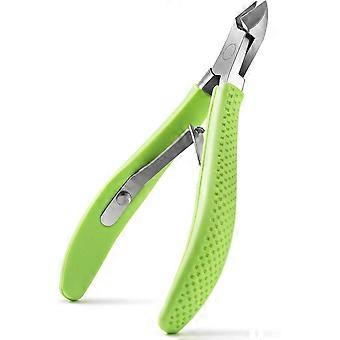 Nail Cuticle Clipper, Professional Cuticle Scissors, Stainless Steel Nail Cuticle Nipper, Silicone Handle Cuticle Nipper