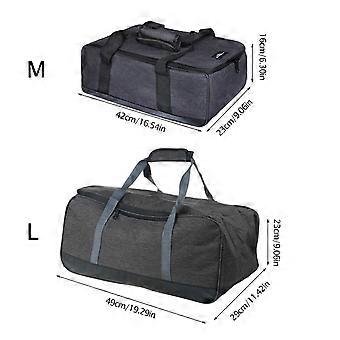 Camping Cookware Bag Portable Waterproof Pot Stove Storage Gas for Tank Bags Outdoor Picnic Tableware Organizer for Camp  Large