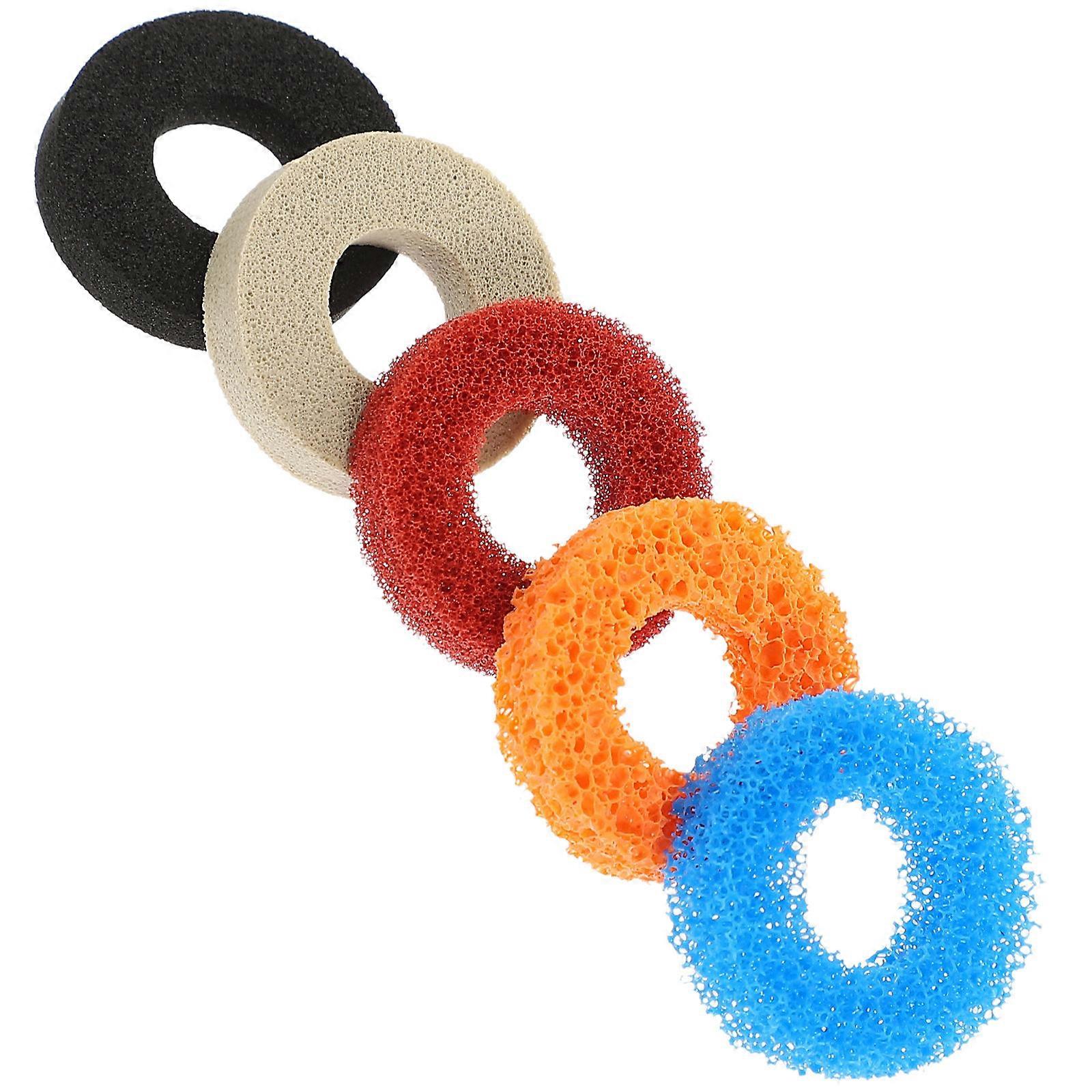 Game Handle Buffer Protective Rings for Control Handle Sponge 5Pcs Round