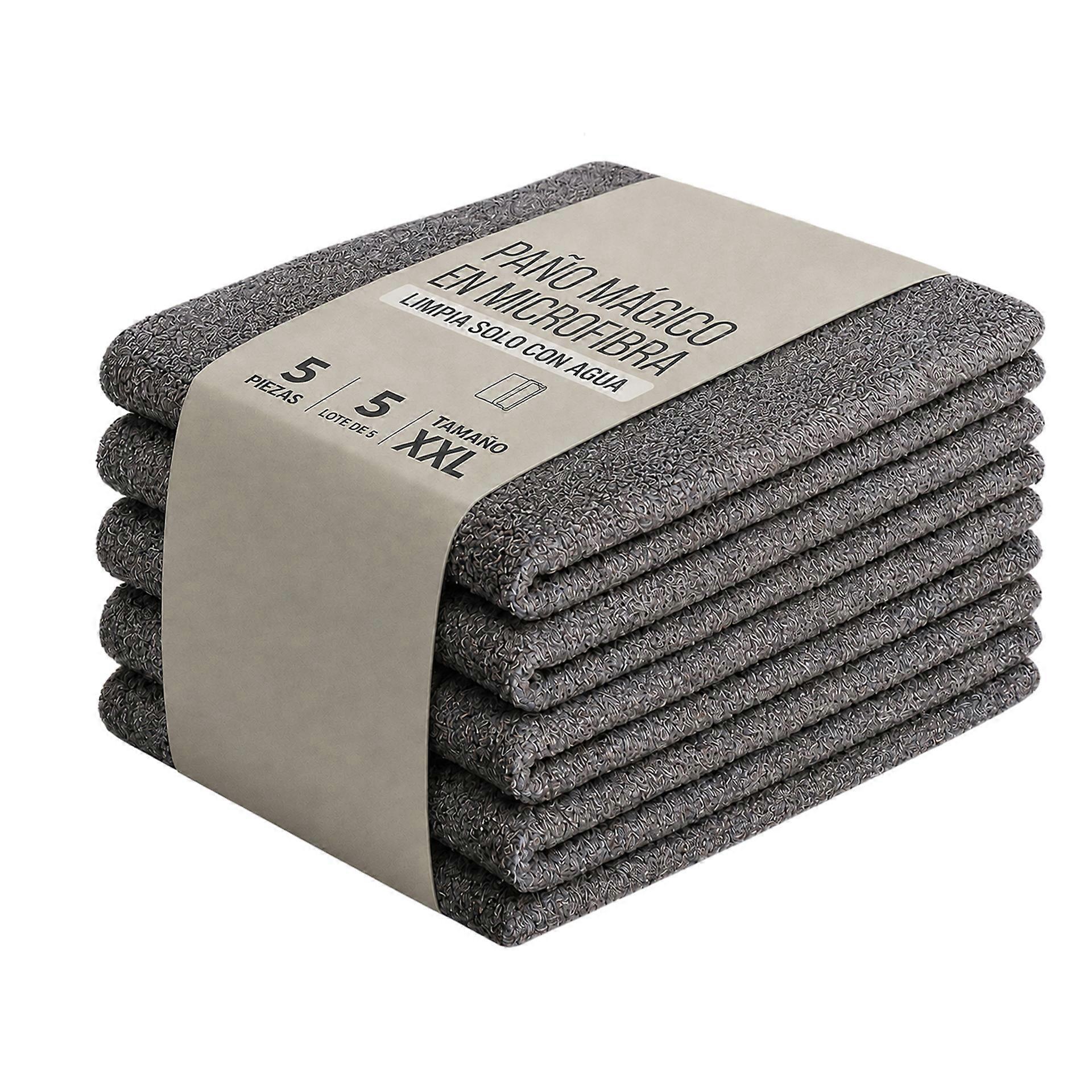 Multi-Use Cleaning Cloth, Effective Cleaning, Washable, 5 pcs