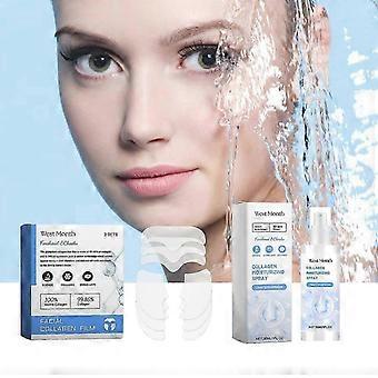 Kollagen Augenmaske Spray, Reverse Age Restrukturierung Anti-Falten Anti-Aging Kollagen Feuchtigkeitsspendend