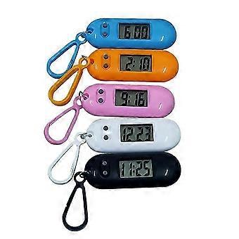 6pcs Clip-on Uhr Rucksack Karabiner Uhren Etui Gürtel Uhr Uhr Zufällige Farbe