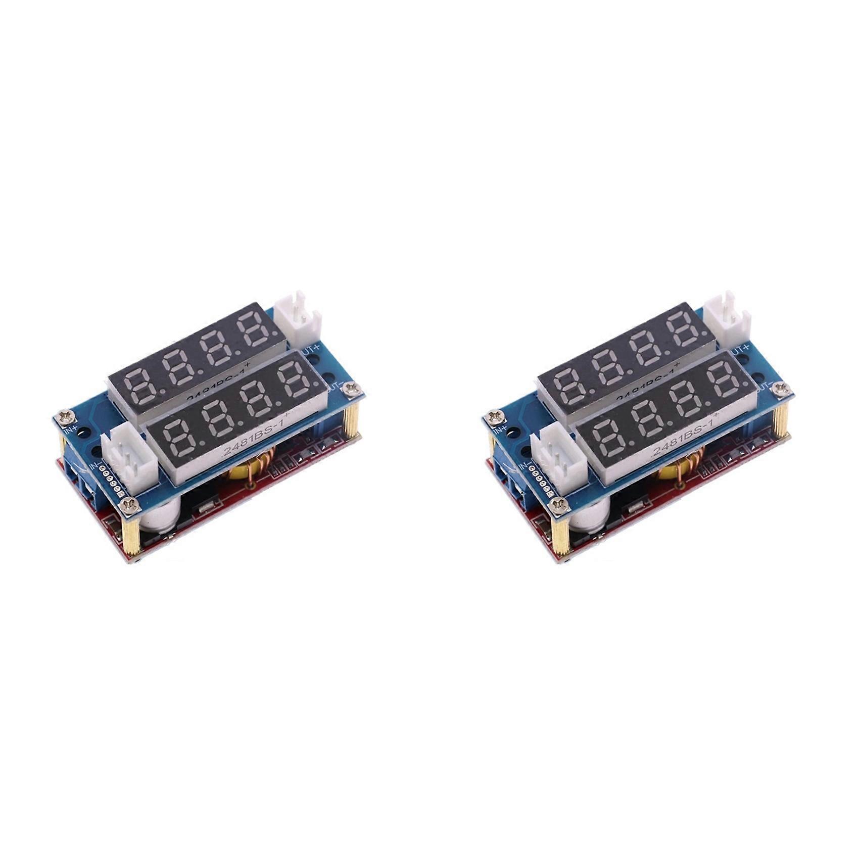 2X 5A Adjustable Power CC Step-Down Charge Module LED Driver Voltmeter Ammeter Constant Current Constant Voltage