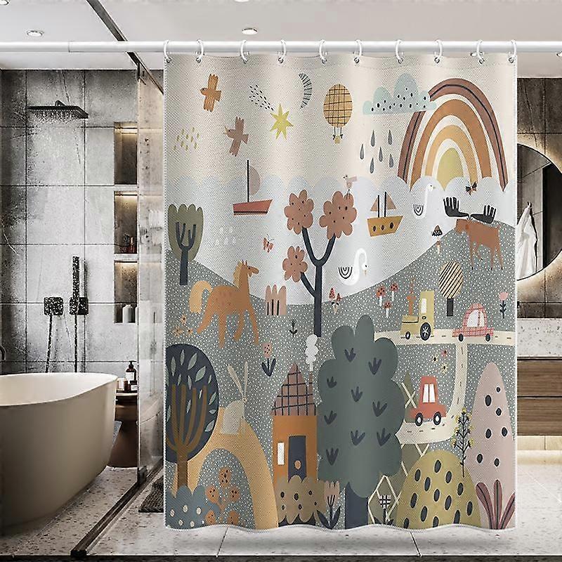 Bathroom Curtain  type-2626 Home Decor