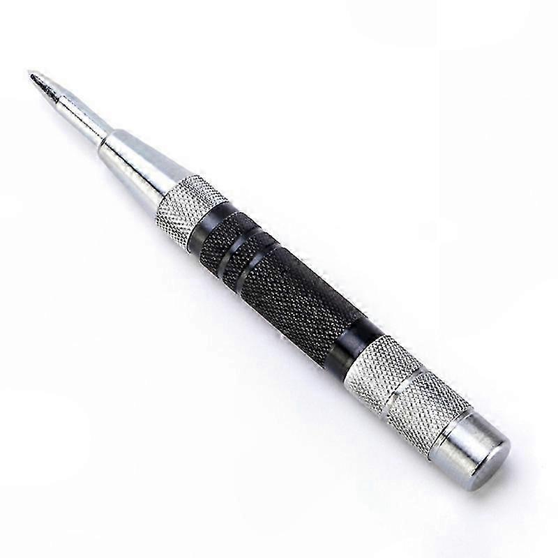 Automatic Center Punch Adjustable Spring-Loaded Hole Marking Tool for Metal Drilling Prep