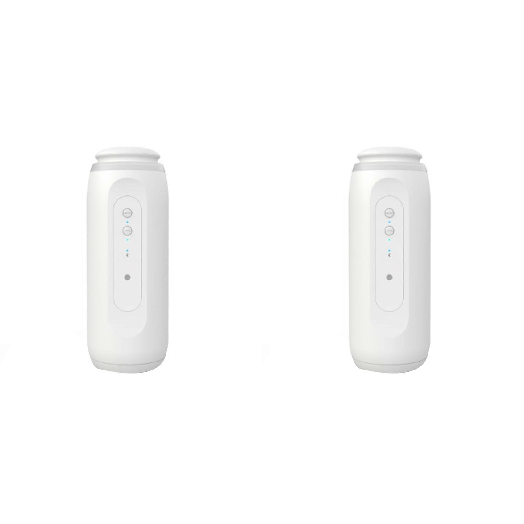 2X 300m3 Wall Plug Aroma Diffuser with Sensor Night Light Smart Bluetooth App Fragrance Diffuser UK Plug B