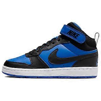 Nike Court Borough Mid 2 GS 'Black Game Royal' CD7782-404