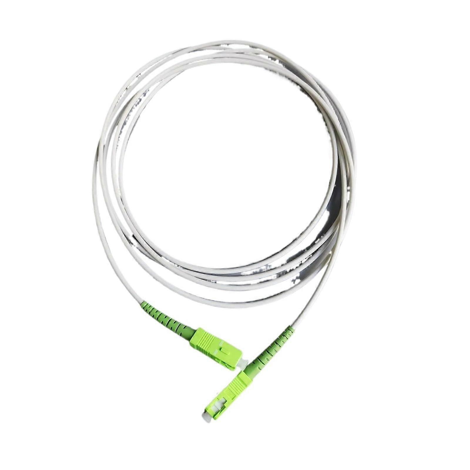 10Pack 2M Armored Fiber Optic Patch Cable SC/APC to SC/APC Single Mode BendInsensitive FTTH