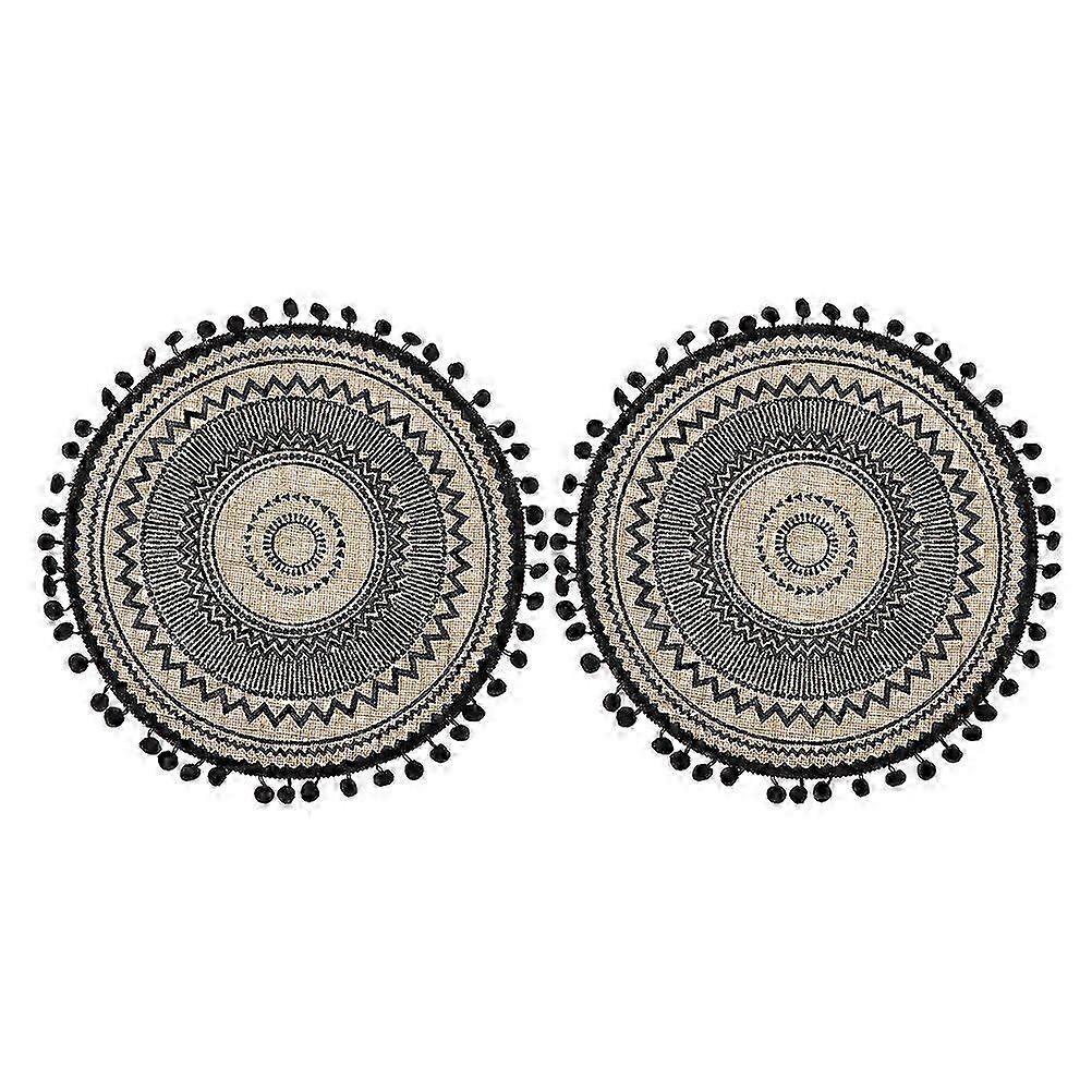 Dual-Purpose Woven Table Mat Set