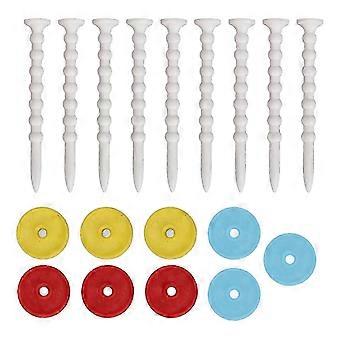 9-pack Flightpath Driver Tees. Low friction. Unbreakable. Adjustable. Multicolor.