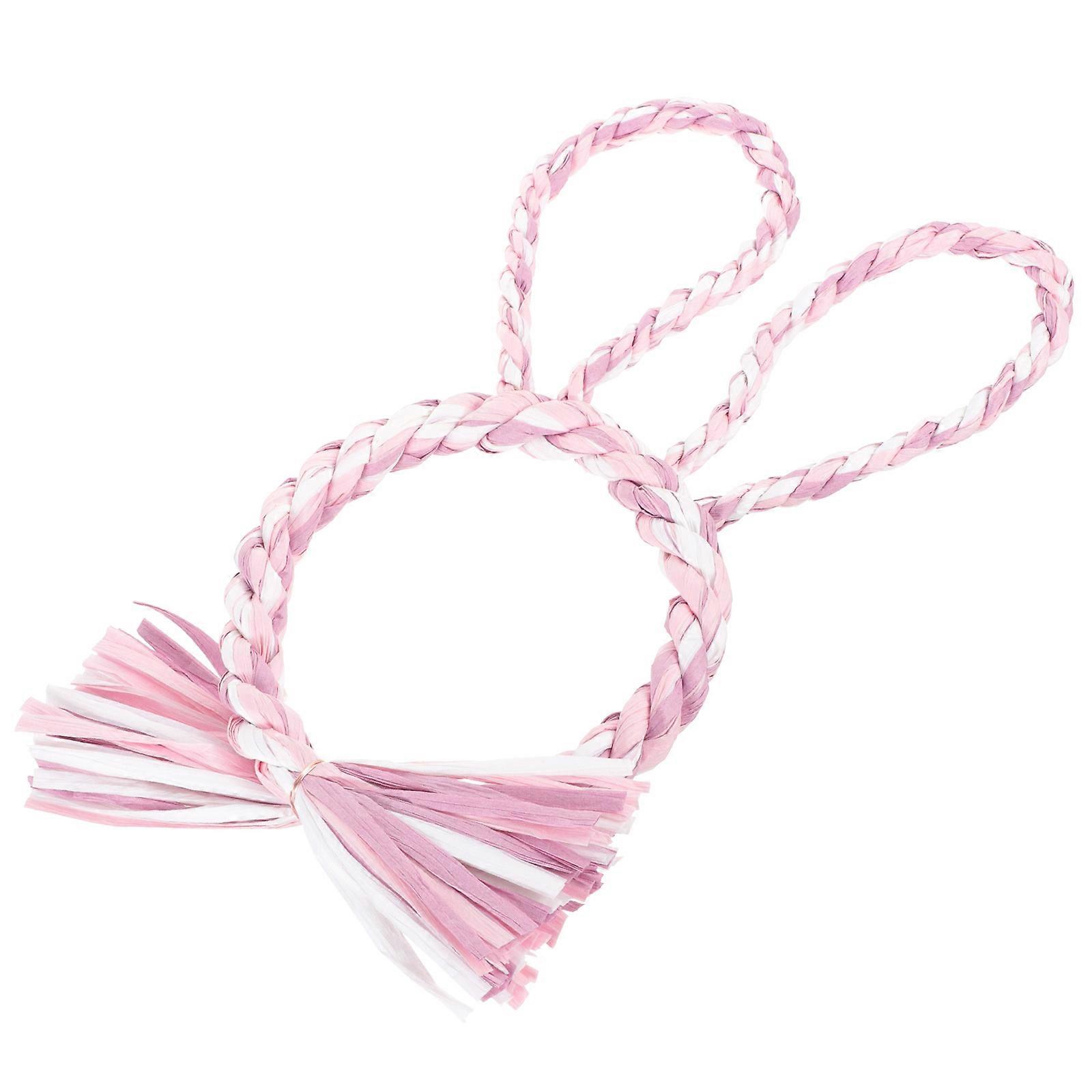 DIY Wreath Pink for Easter 2Pcs Handmade Wreath Base Material