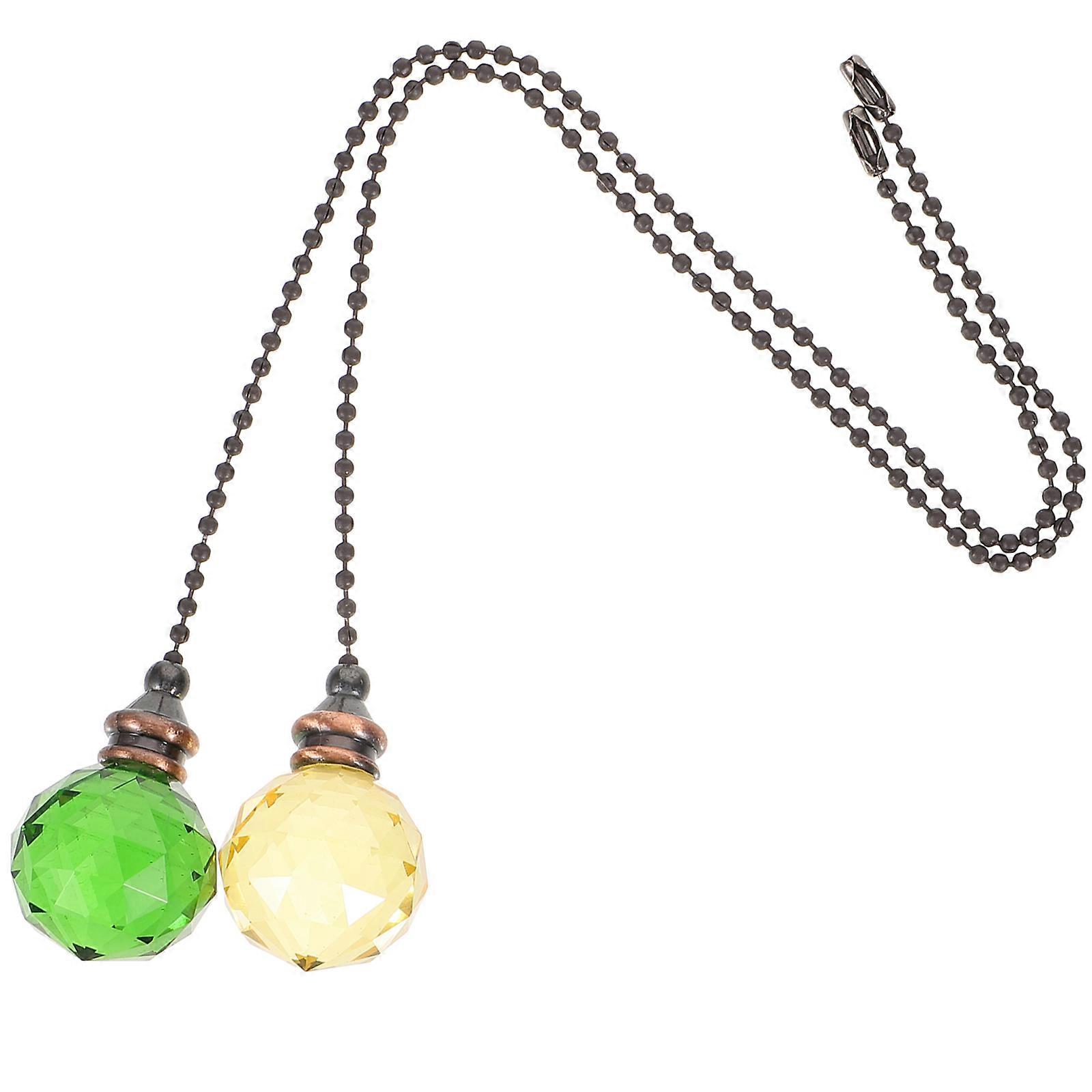 Assorted Color Fan Pull Chain Ceiling Fan Hanging Chains for 2Pcs