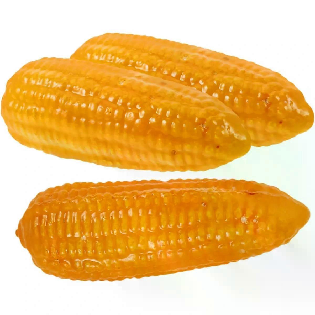 Corn Models 3pcs Foams Realistic Vegetable Display Props