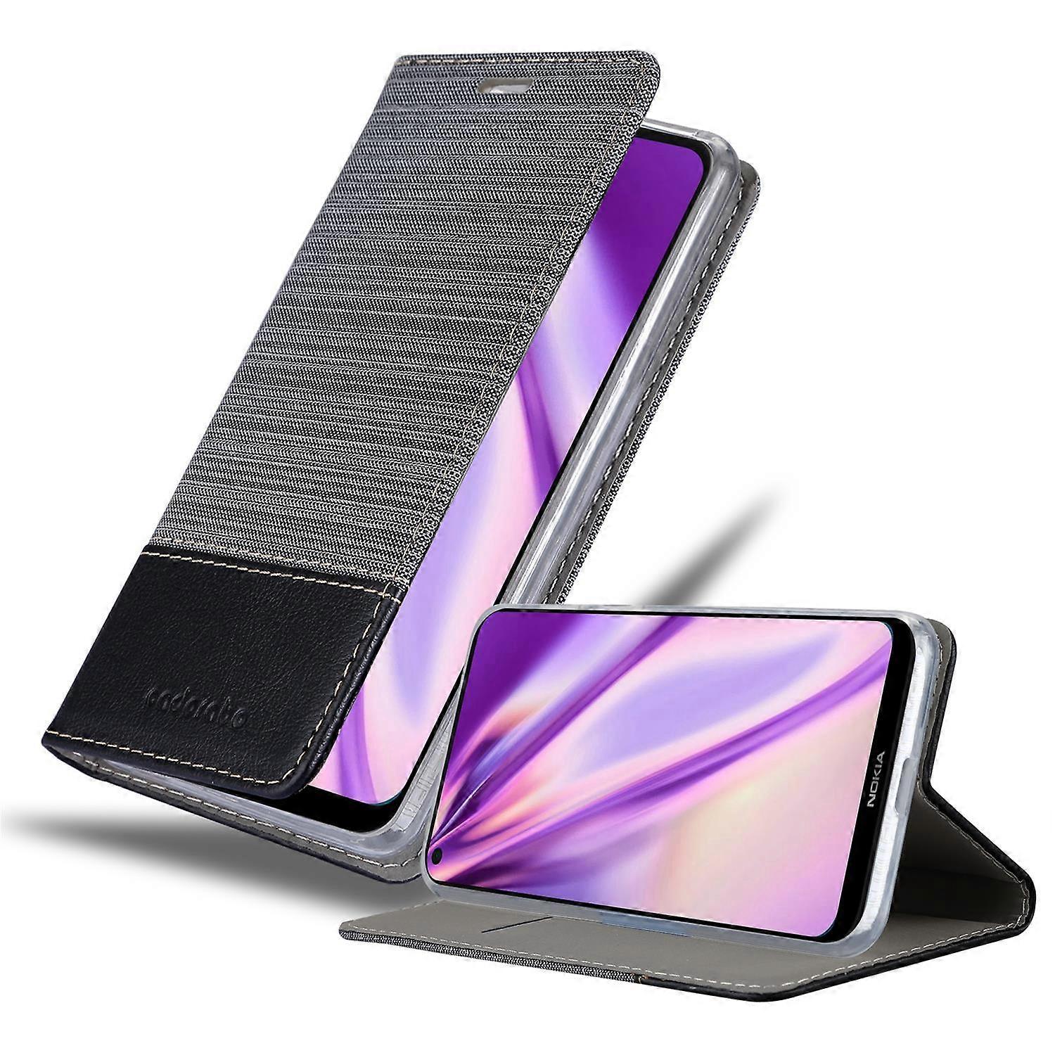 Case compatible with Nokia 5.3 - protective case in jeans look and with stand function